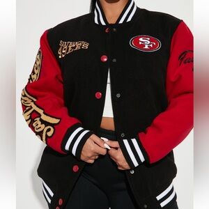 San Francisco 49ers Letterman Jacket